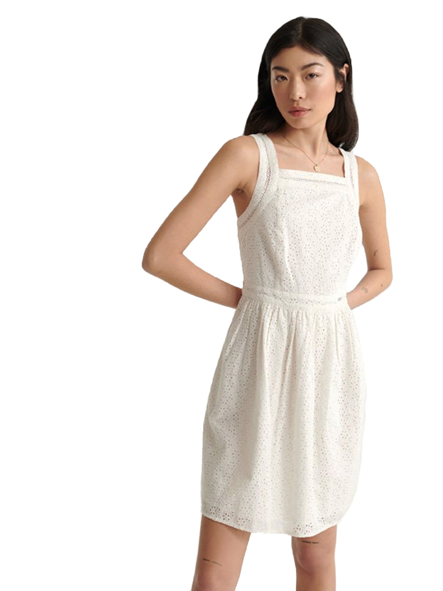 Vestiti Bianco Superdry