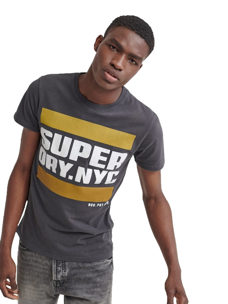 T-shirt Nero Superdry