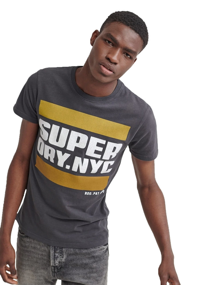 T-shirt Nero Superdry