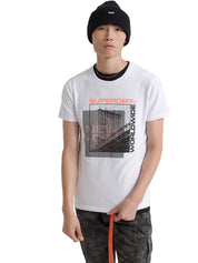T-shirt Bianco Superdry
