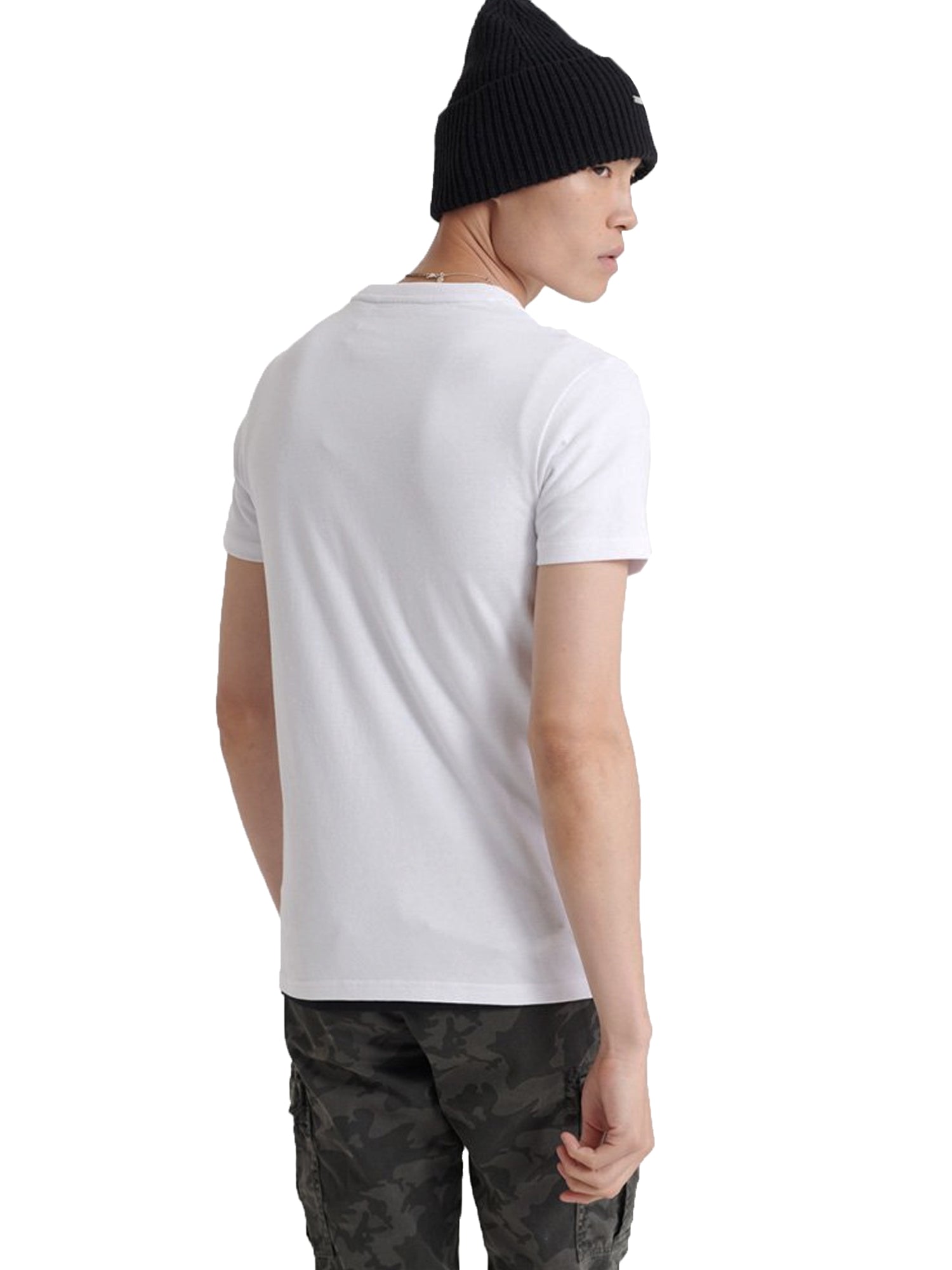 T-shirt Bianco Superdry