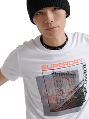 T-shirt Bianco Superdry