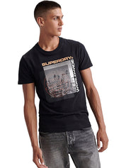 T-shirt Nero Superdry
