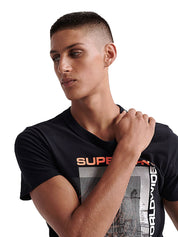 T-shirt Nero Superdry