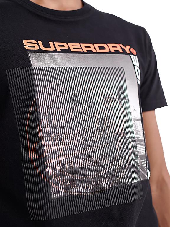 T-shirt Nero Superdry