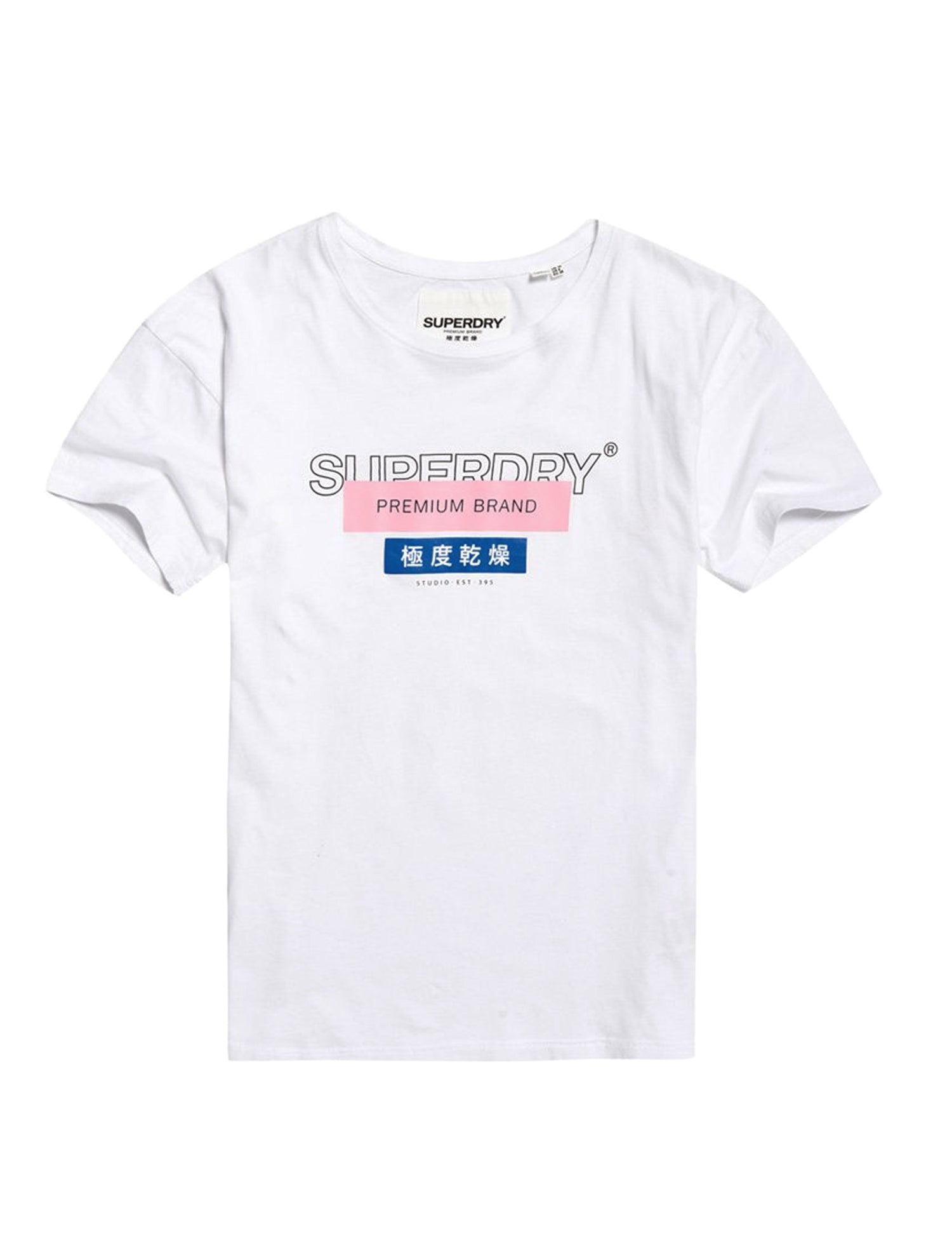 T-shirt Bianco Superdry