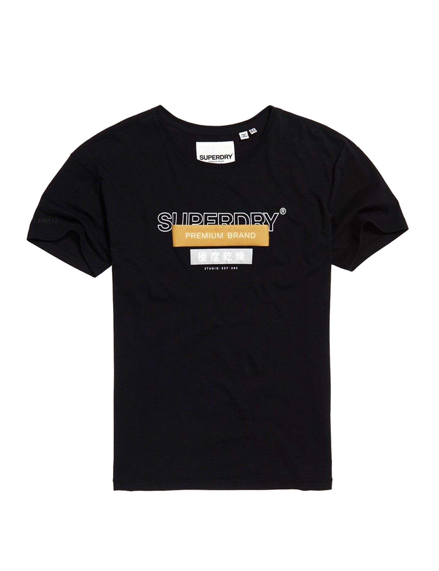 T-shirt Nero Superdry