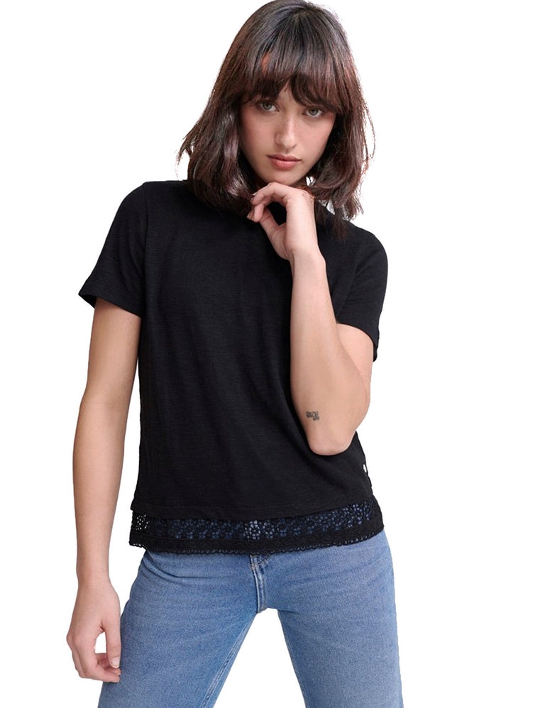 T-shirt Nero Superdry