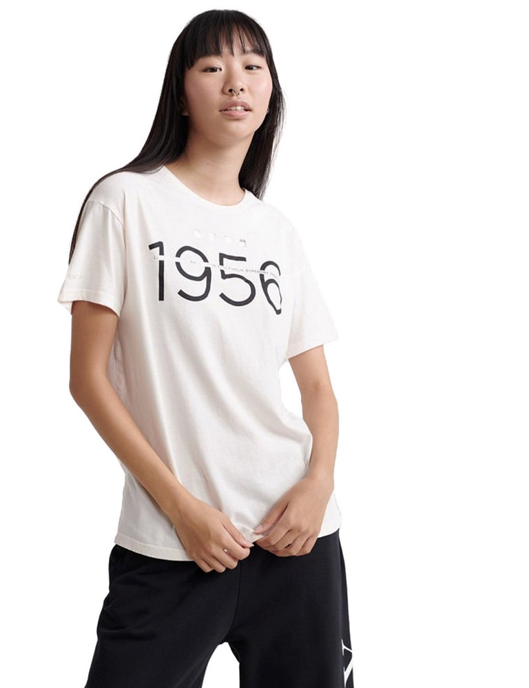 T-shirt Bianco Superdry