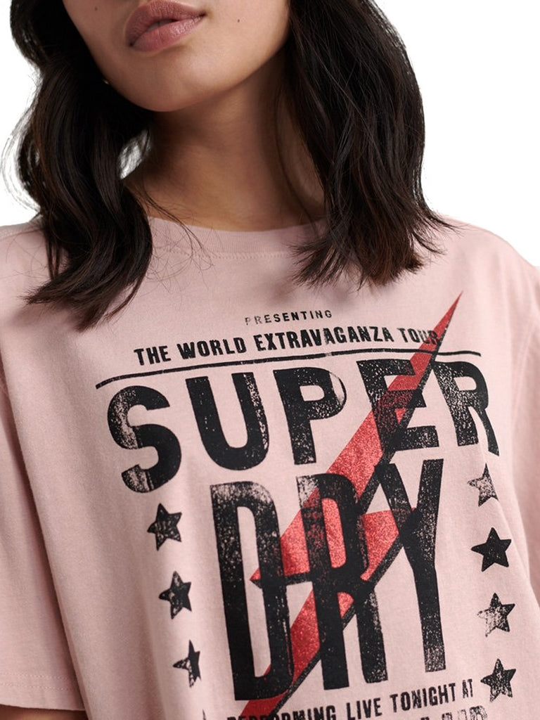 T-shirt Rosa Superdry
