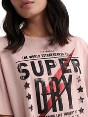 T-shirt Rosa Superdry