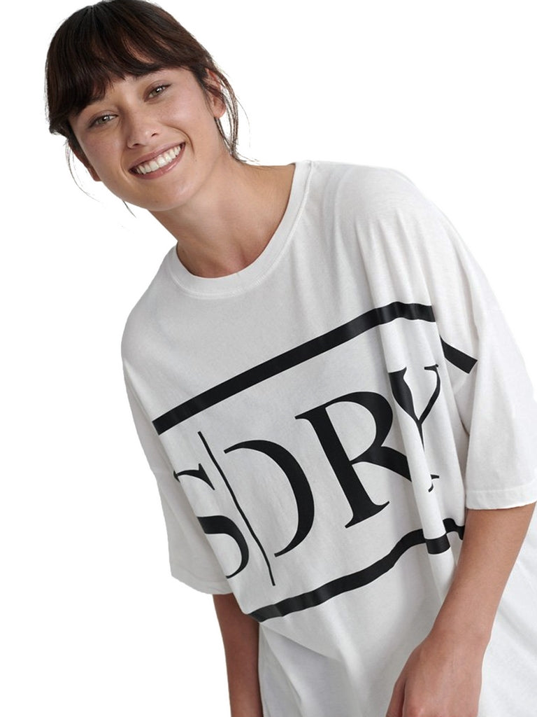 T-shirt Bianco Superdry