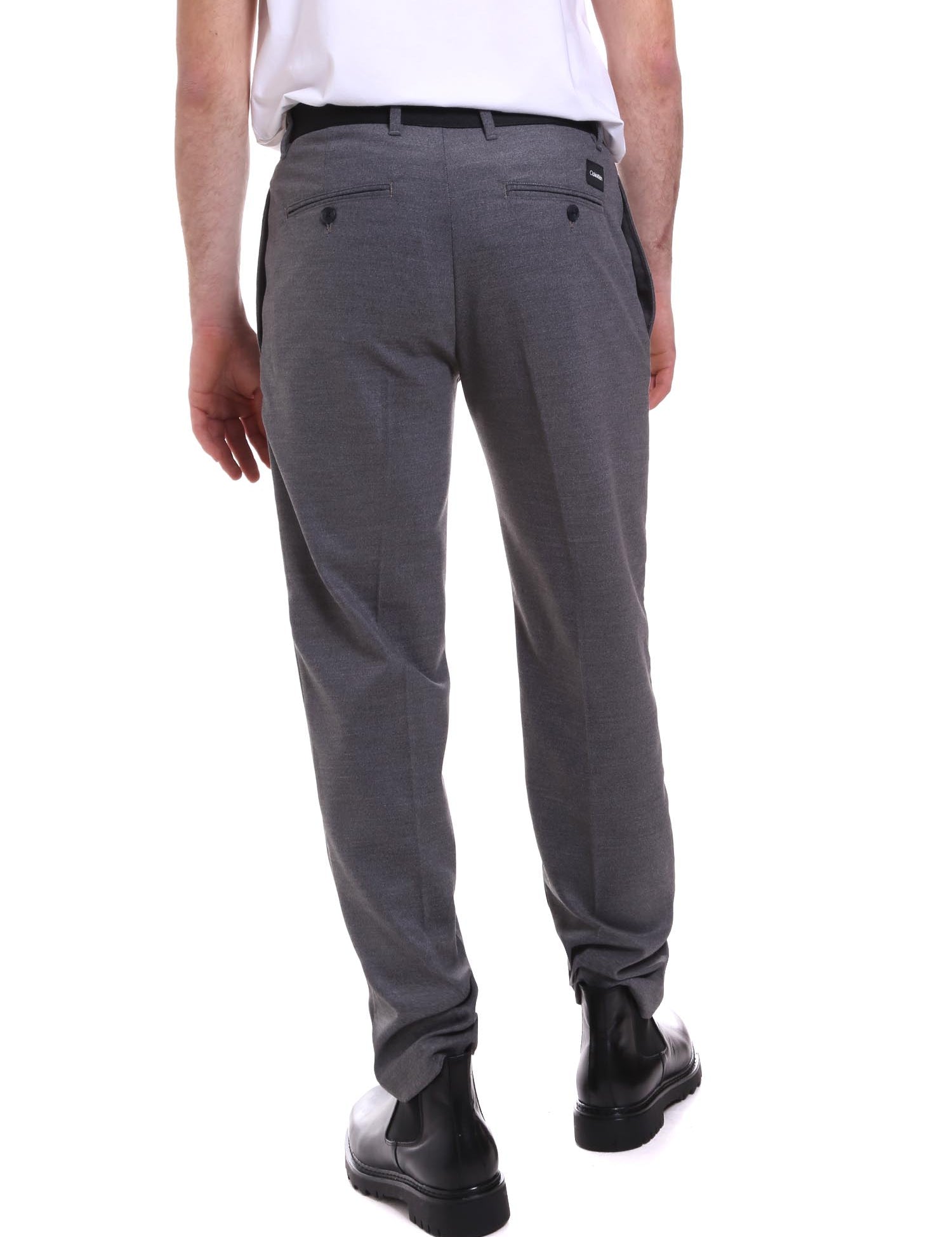 Pantaloni Grigio Calvin Klein