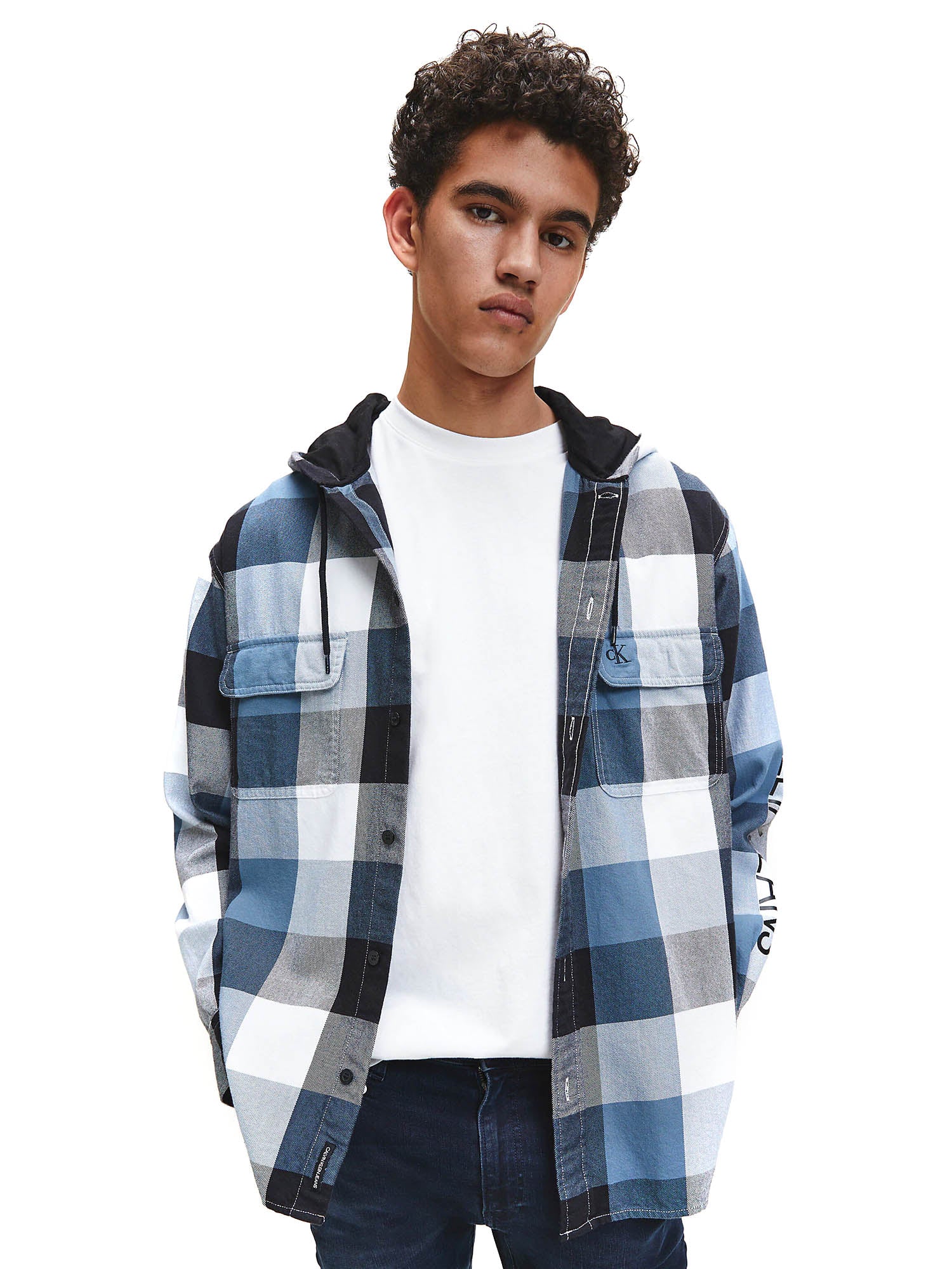 Camicie Nero Calvin Klein Jeans