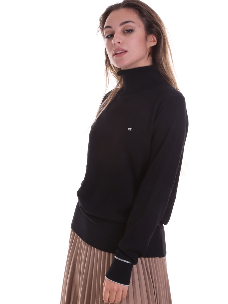 Maglie a collo alto Nero Calvin Klein