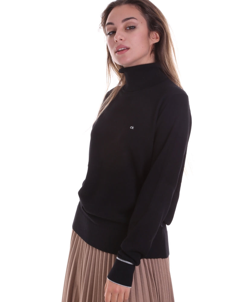 Maglie a collo alto Nero Calvin Klein