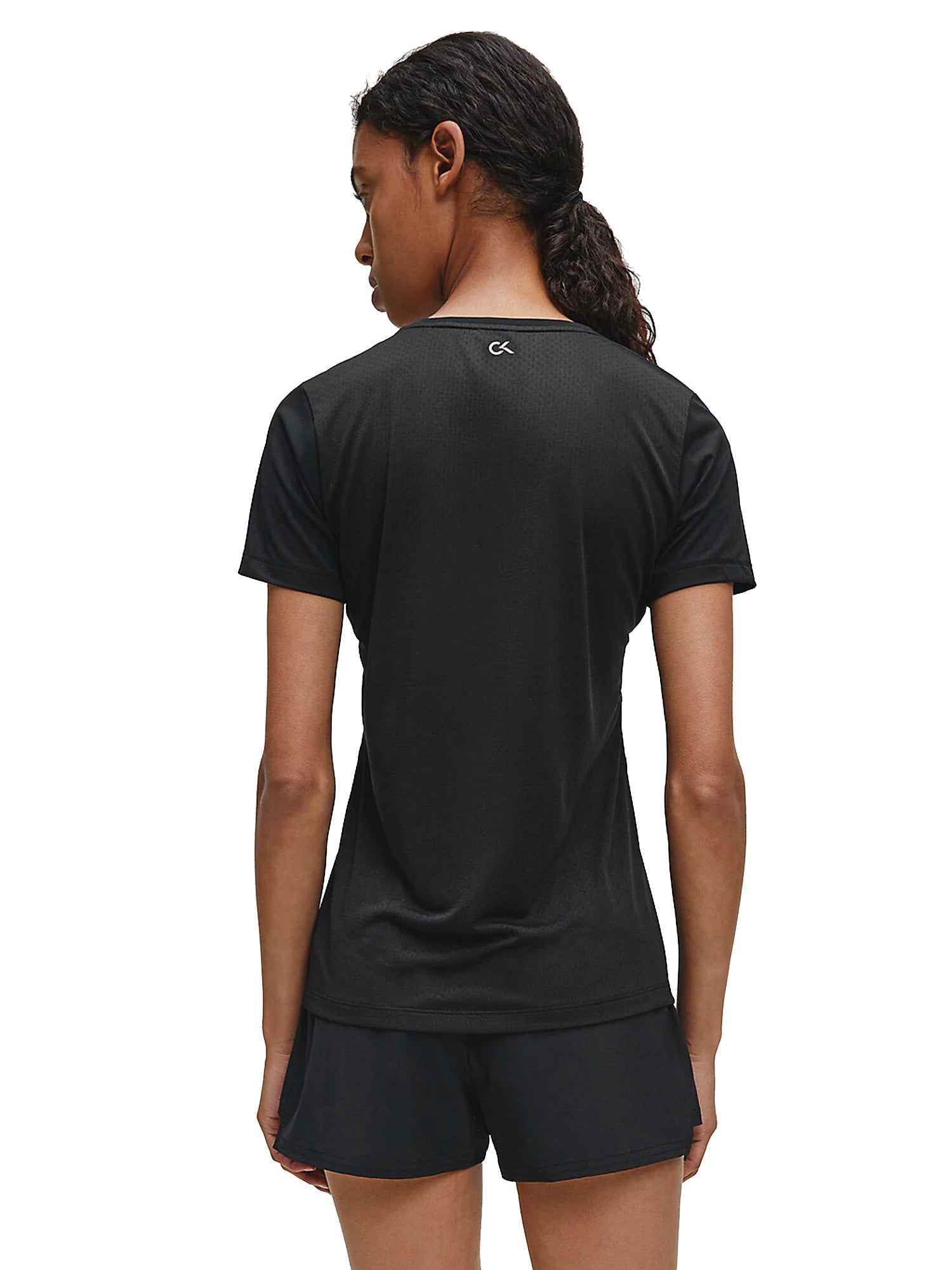 T-shirt Nero Calvin Klein Performance 