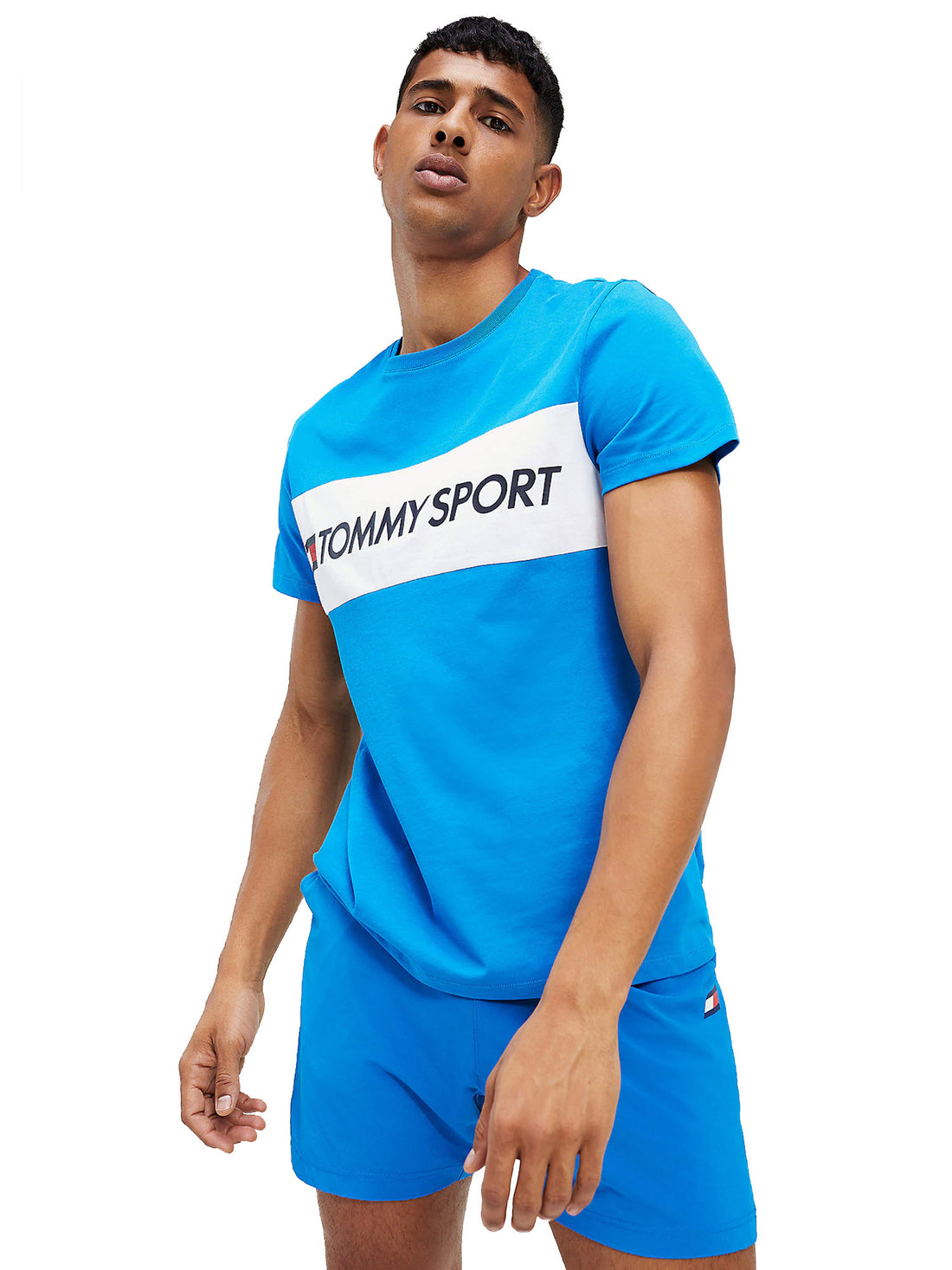 T-shirt Blu C22 Tommy Sport