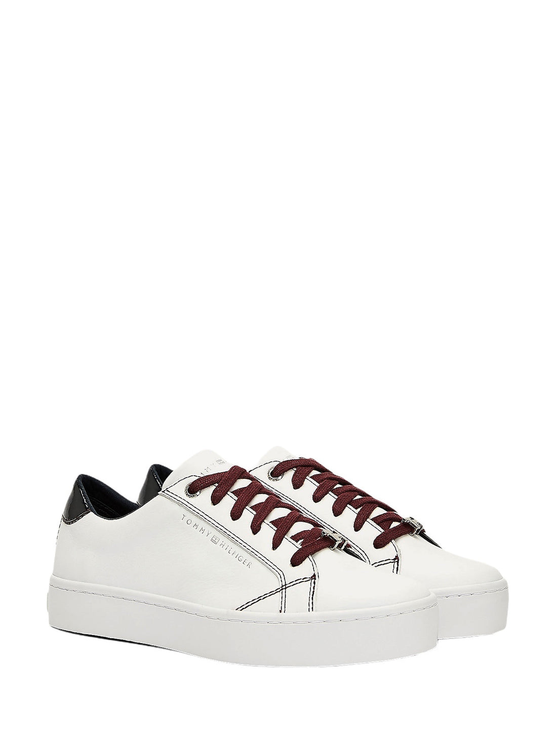 Sneakers Bianco Nero Tommy Hilfiger