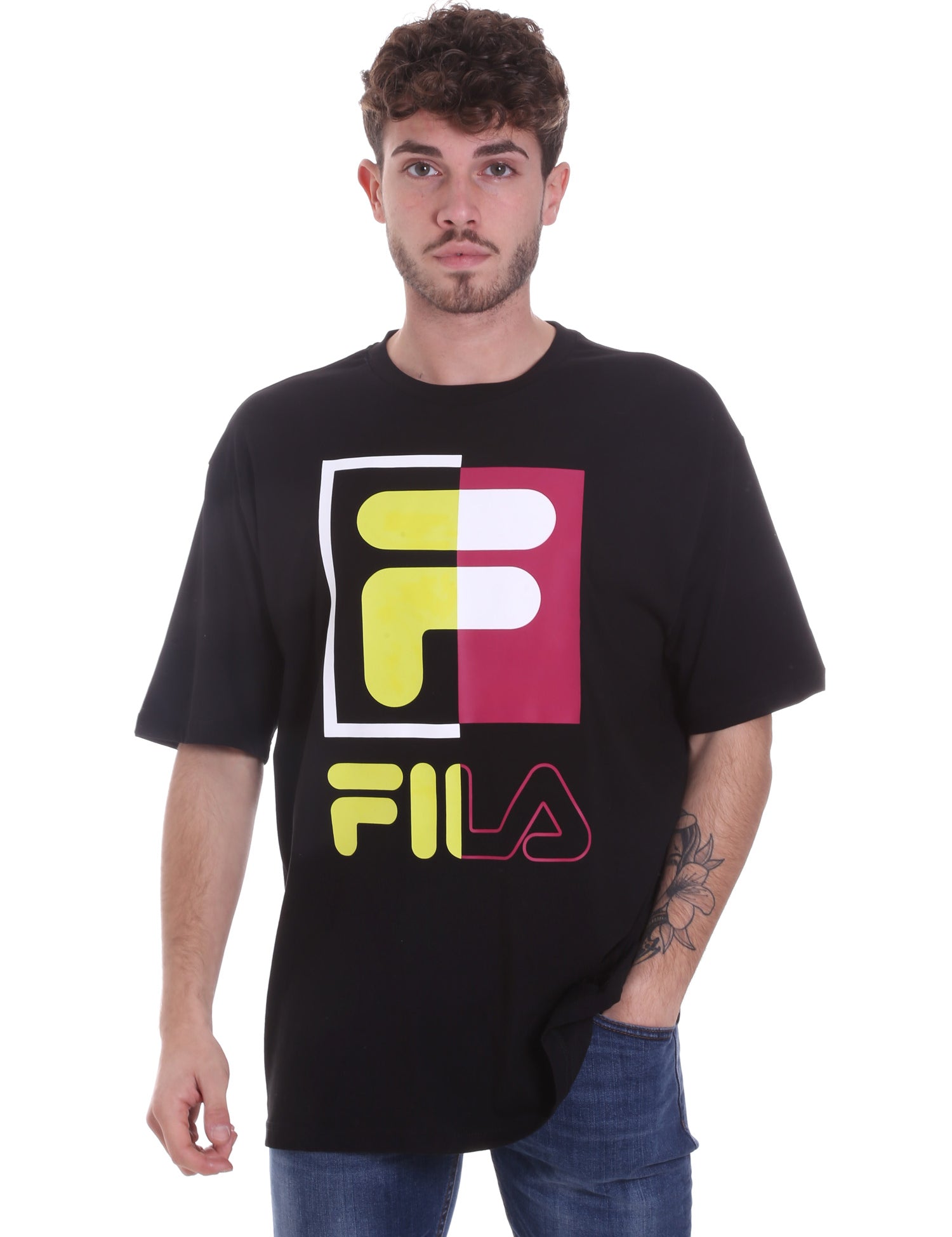 T-shirt Nero Fila