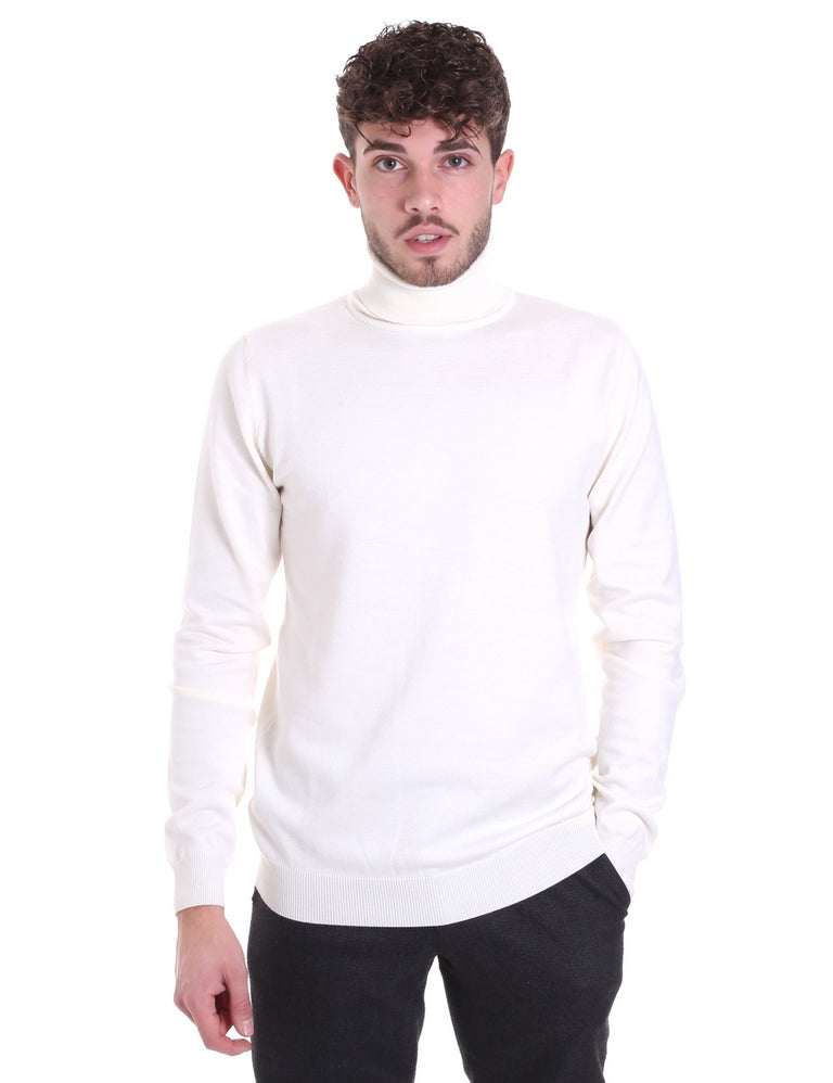 Maglie a collo alto Bianco Sseinse