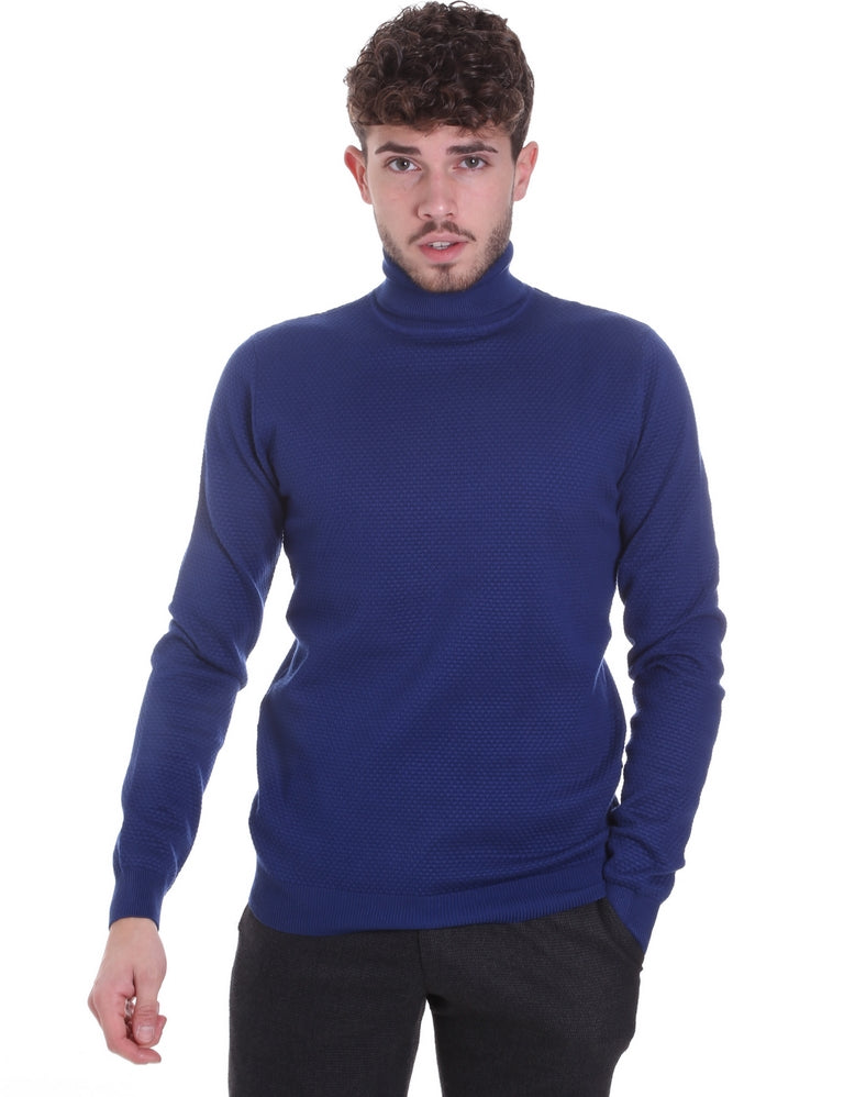 Maglie a collo alto Blu Sseinse