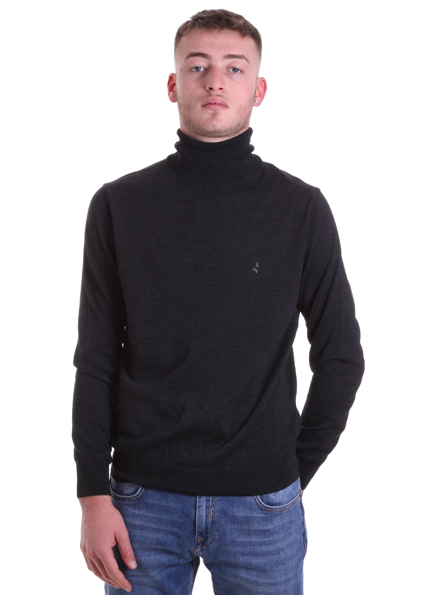 Maglie a collo alto Nero 024 Navigare