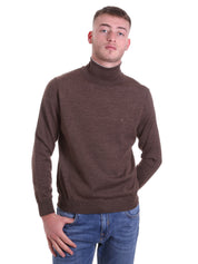 Maglie a collo alto Marrone Navigare