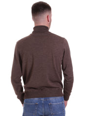 Maglie a collo alto Marrone Navigare