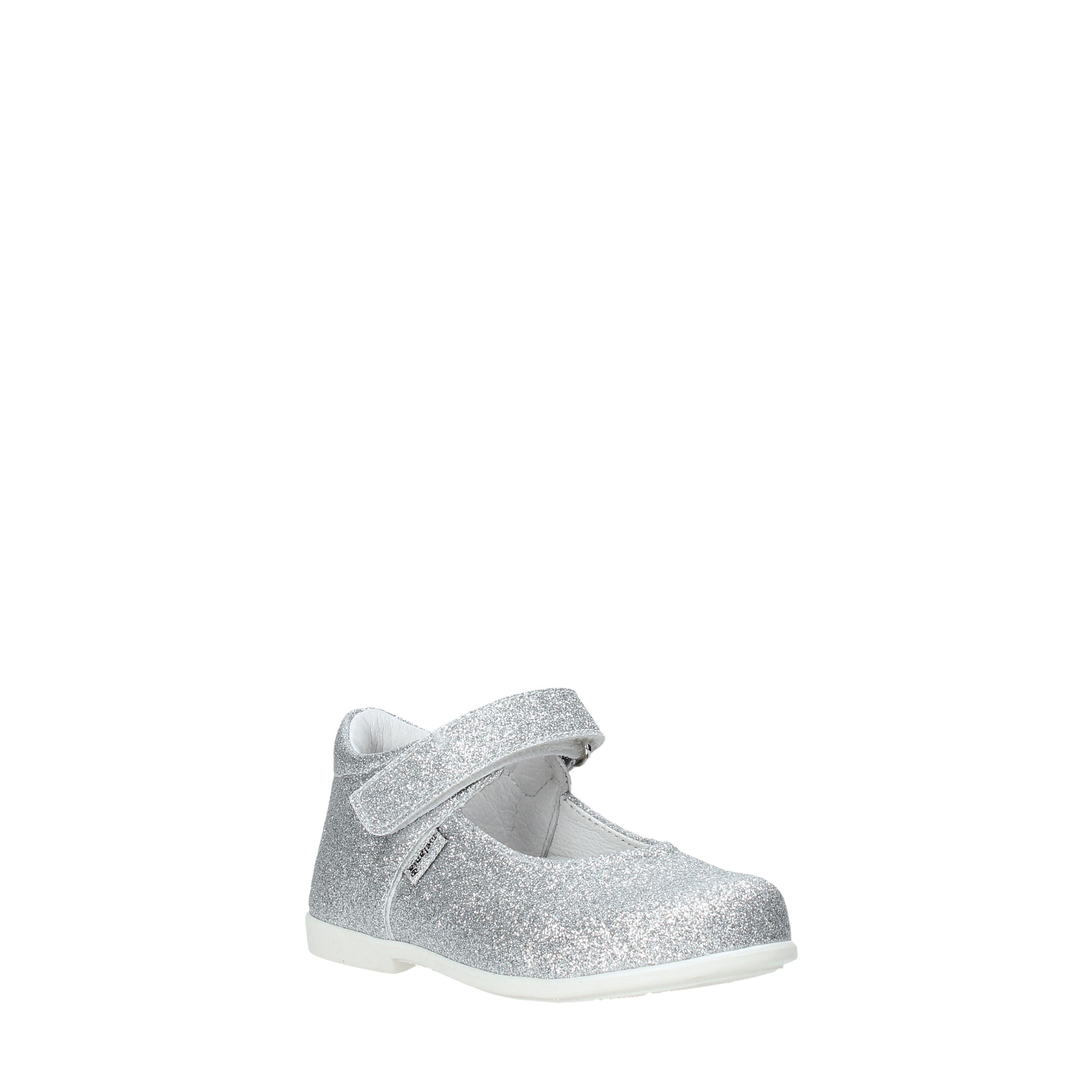 Sandali con strappi Argentato Melania