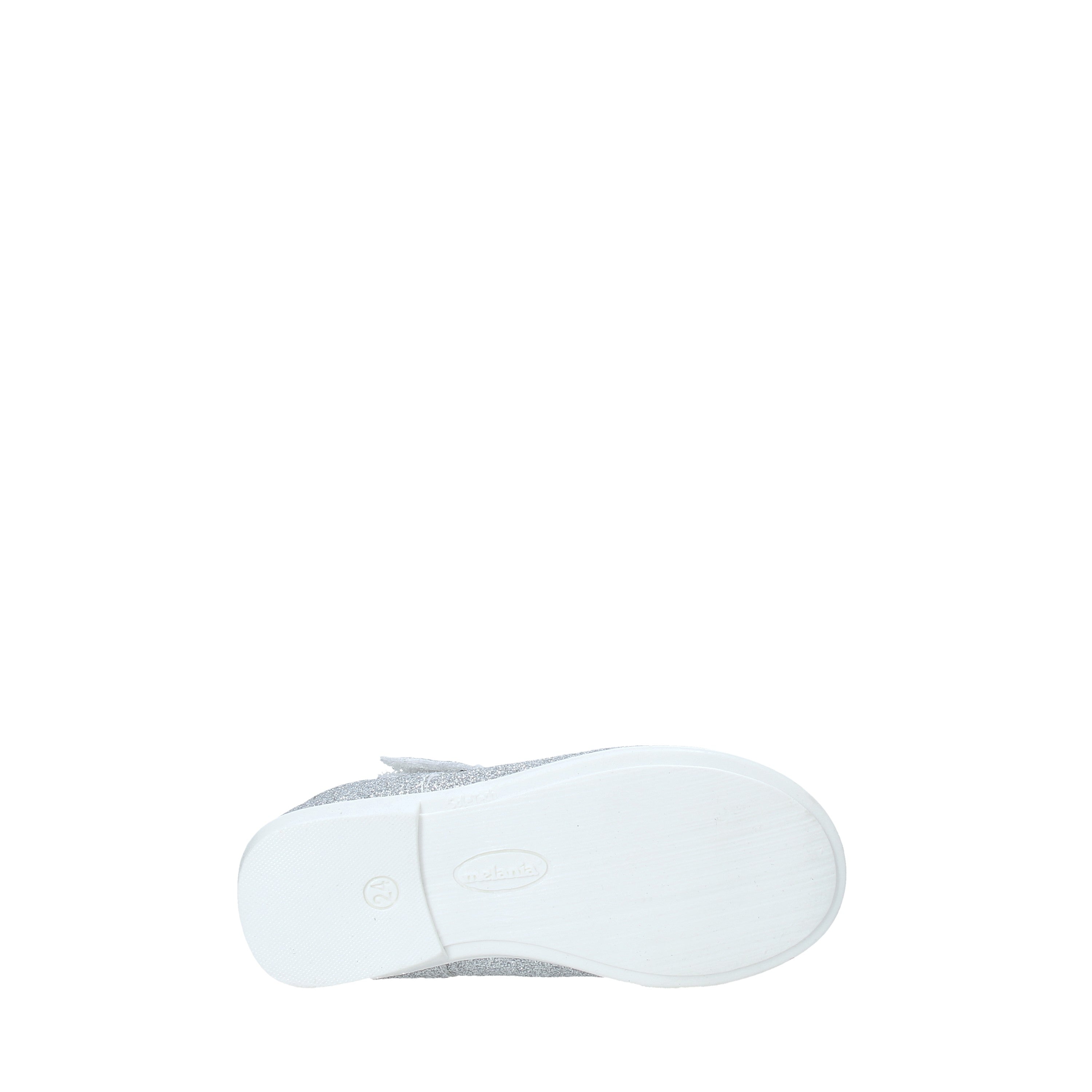 Sandali con strappi Argentato Melania