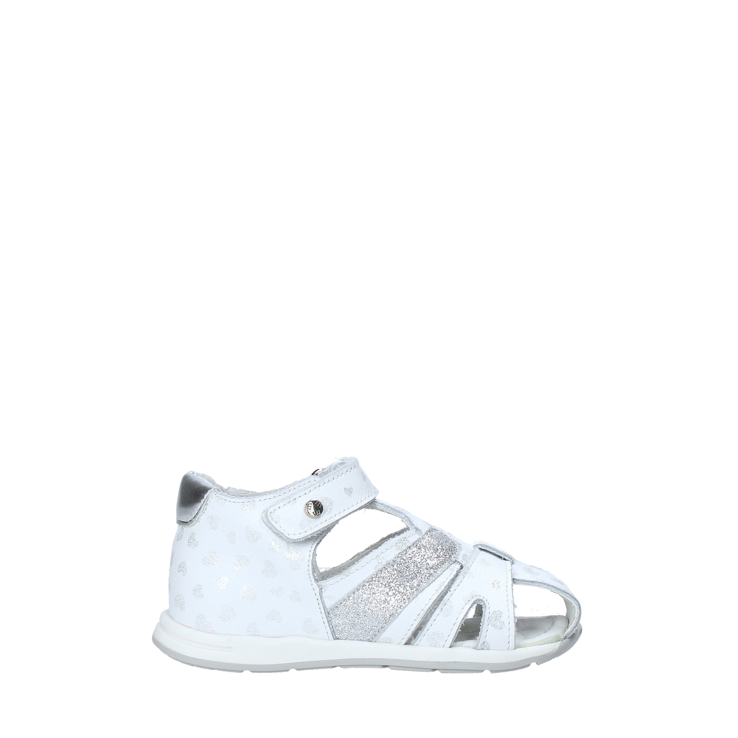 Sandali con strappi Bianco Melania