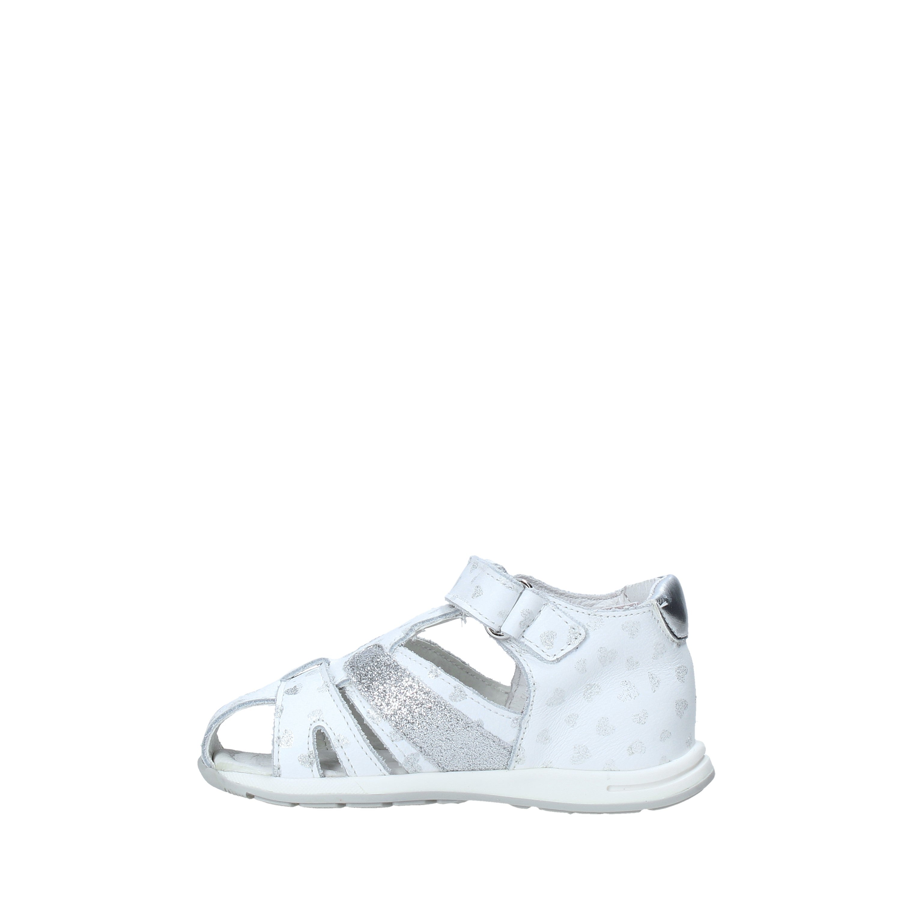 Sandali con strappi Bianco Melania