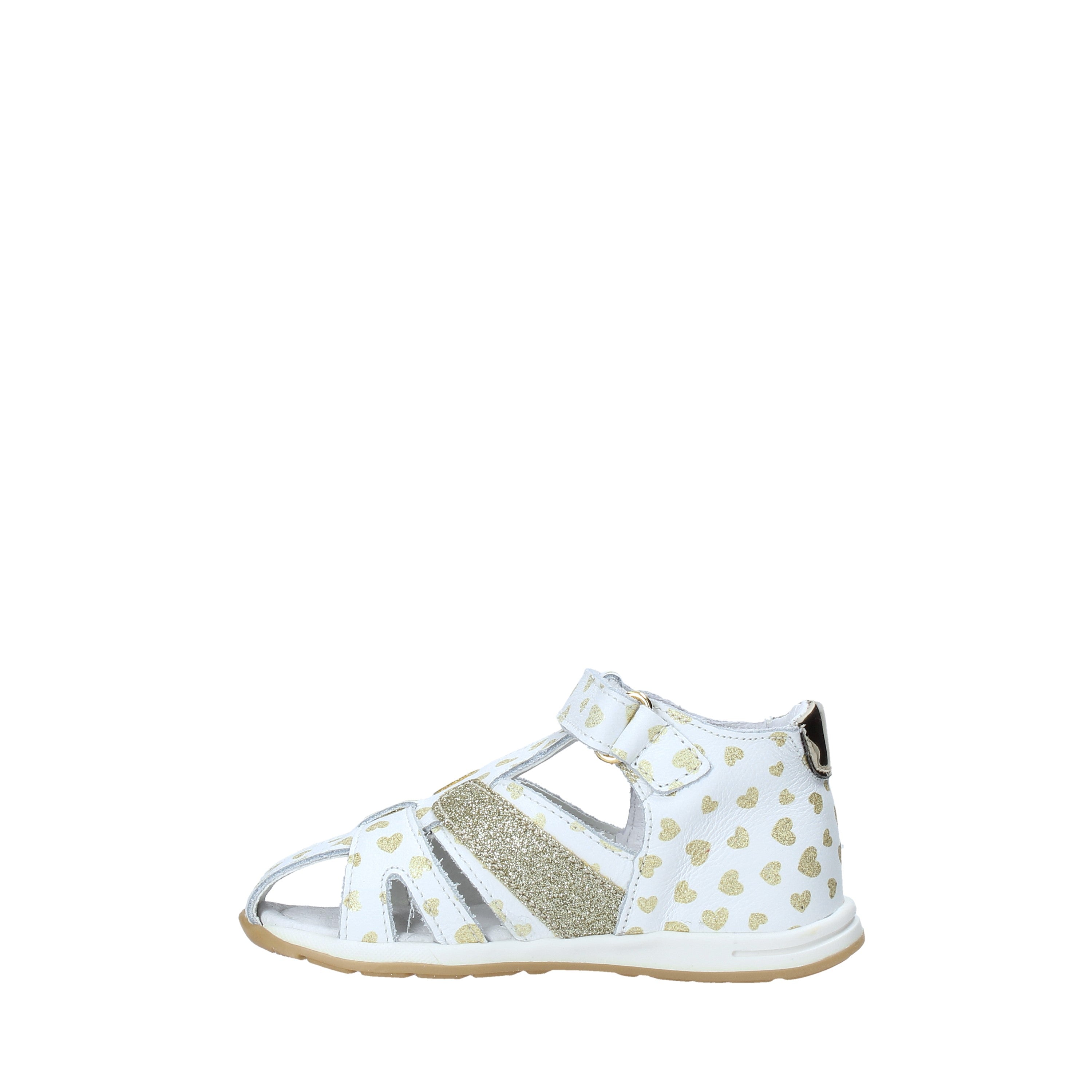 Sandali con strappi Bianco Melania