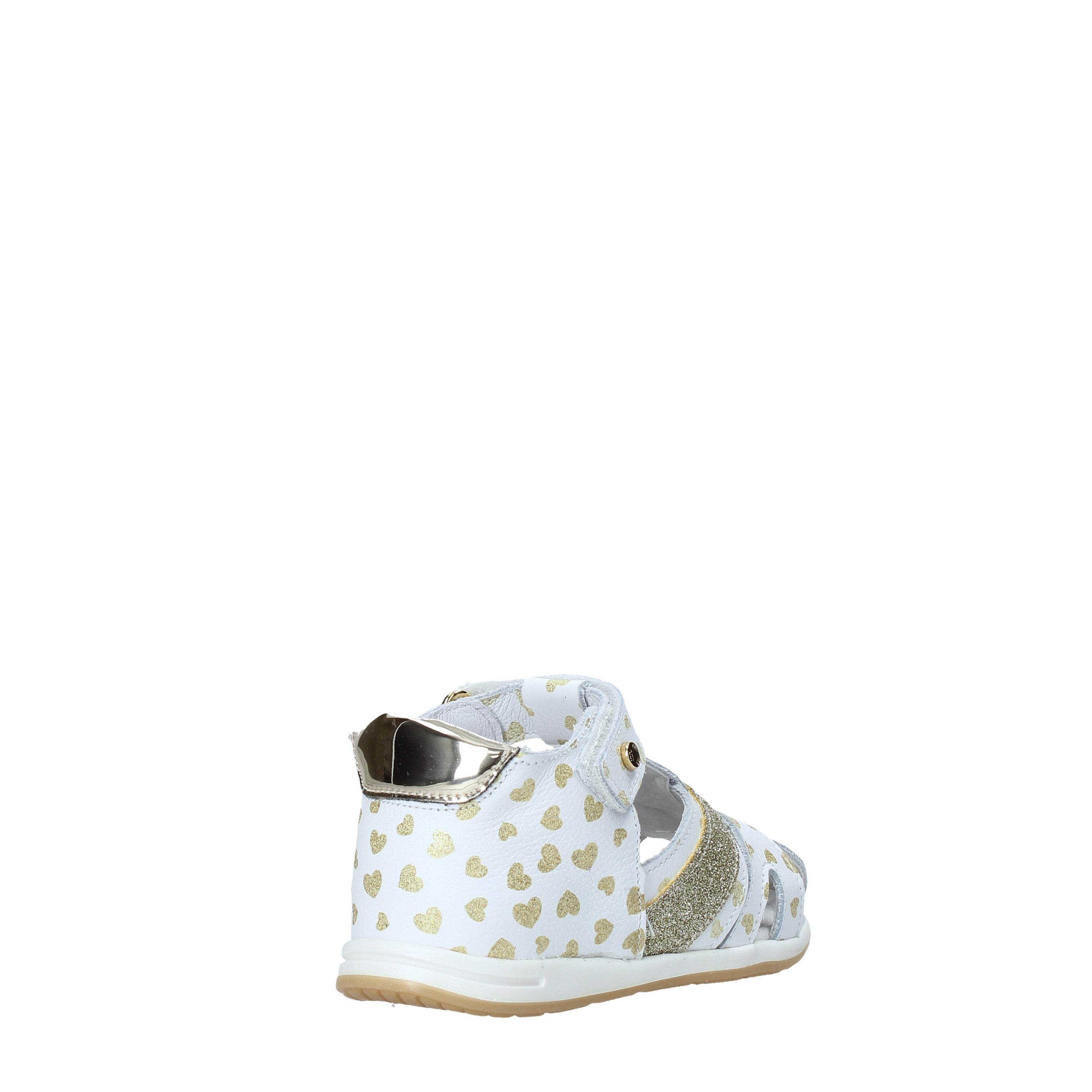 Sandali con strappi Bianco Melania