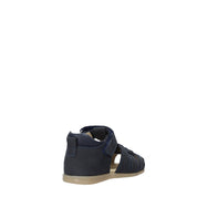 Sandali con strappi Blu Melania