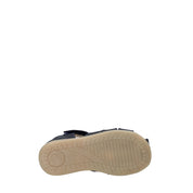 Sandali con strappi Blu Melania