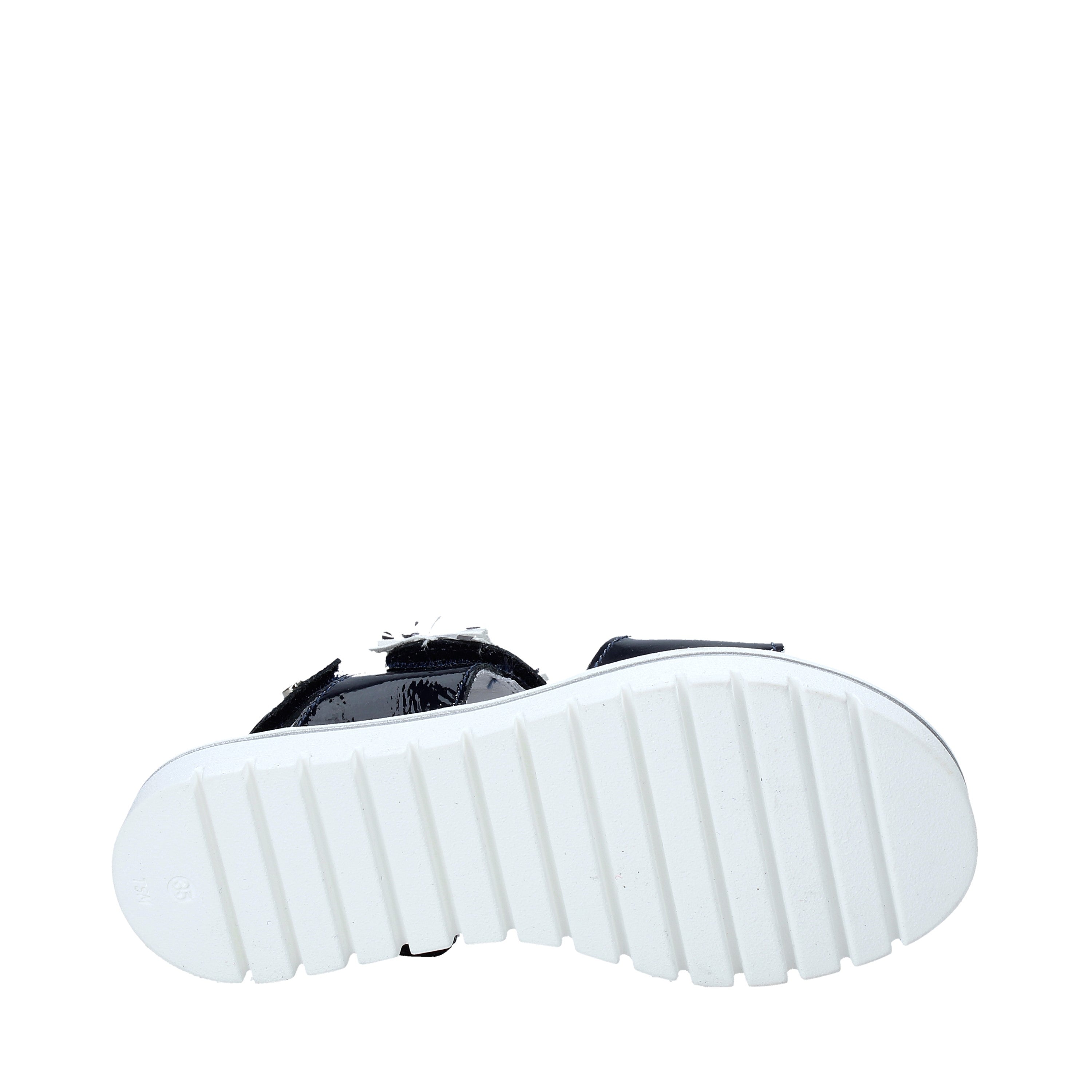 Sandali con strappi Blu Melania