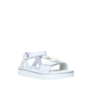 Sandali con strappi Bianco Melania