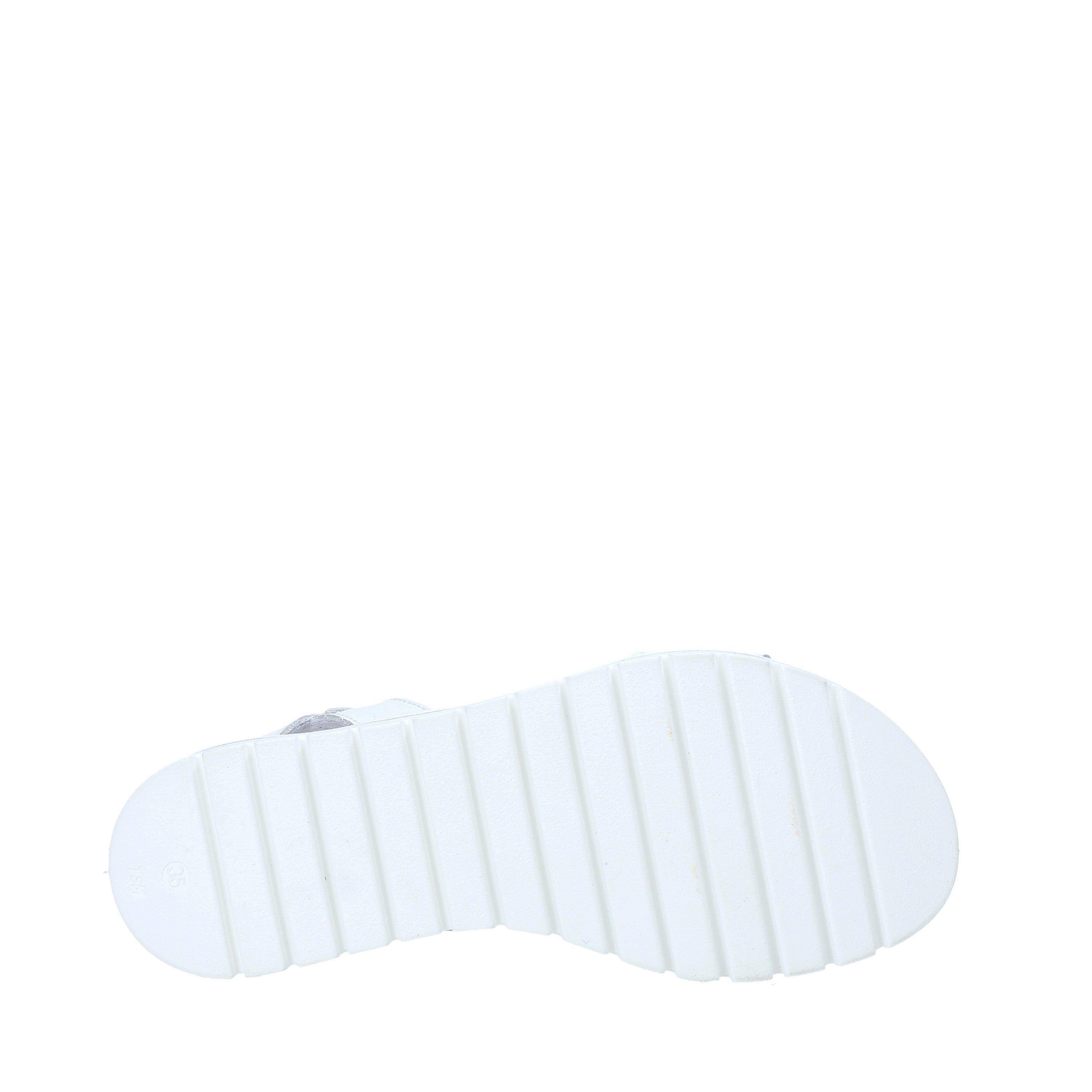 Sandali con strappi Bianco Melania