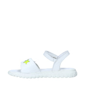 Sandali con strappi Bianco Melania