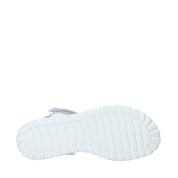 Sandali con strappi Bianco Melania