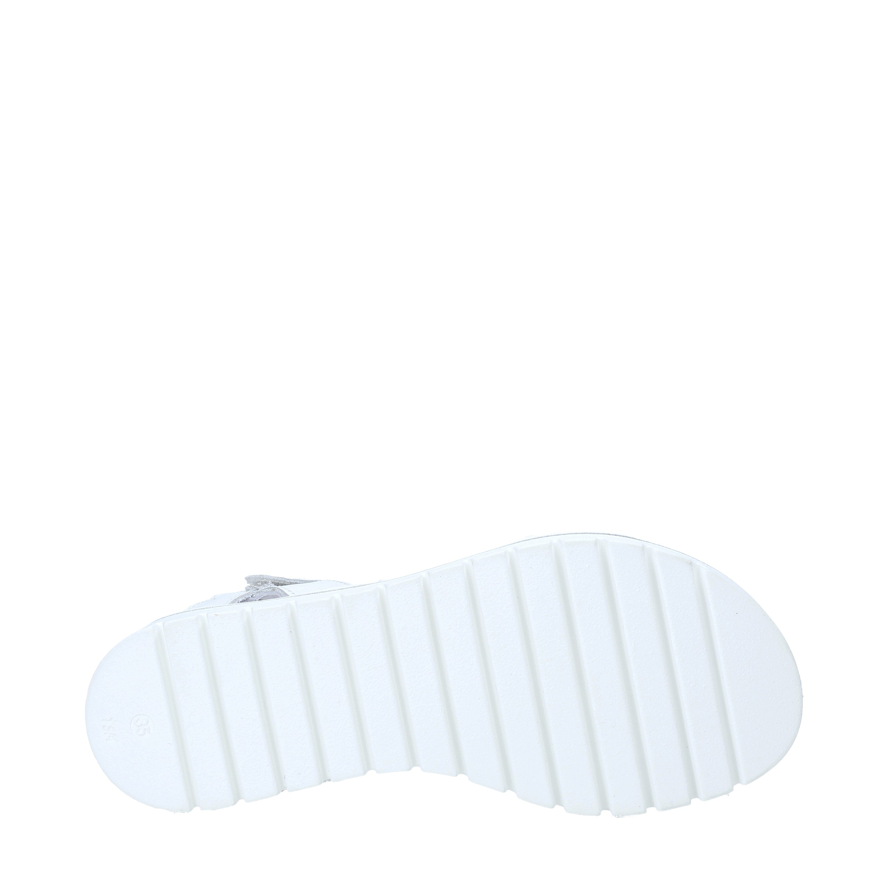 Sandali con strappi Bianco Melania