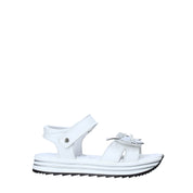 Sandali con strappi Bianco Melania