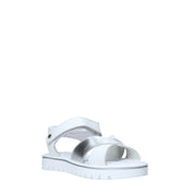 Sandali con strappi Bianco Melania
