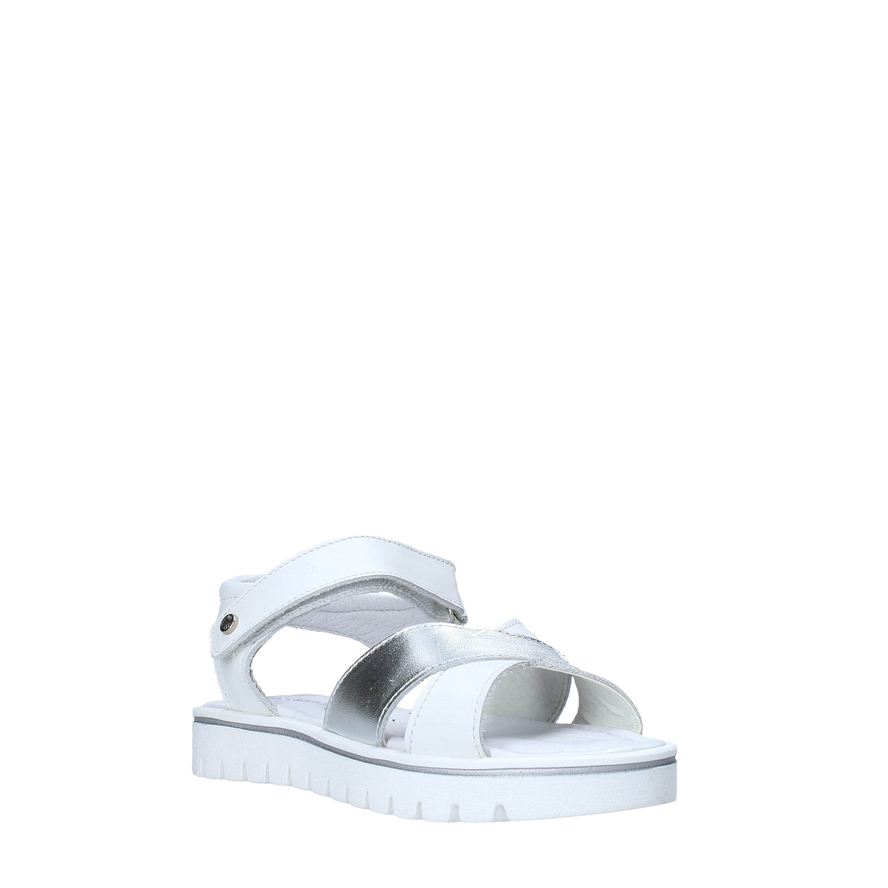 Sandali con strappi Bianco Melania