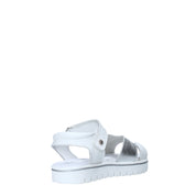 Sandali con strappi Bianco Melania