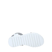 Sandali con strappi Bianco Melania