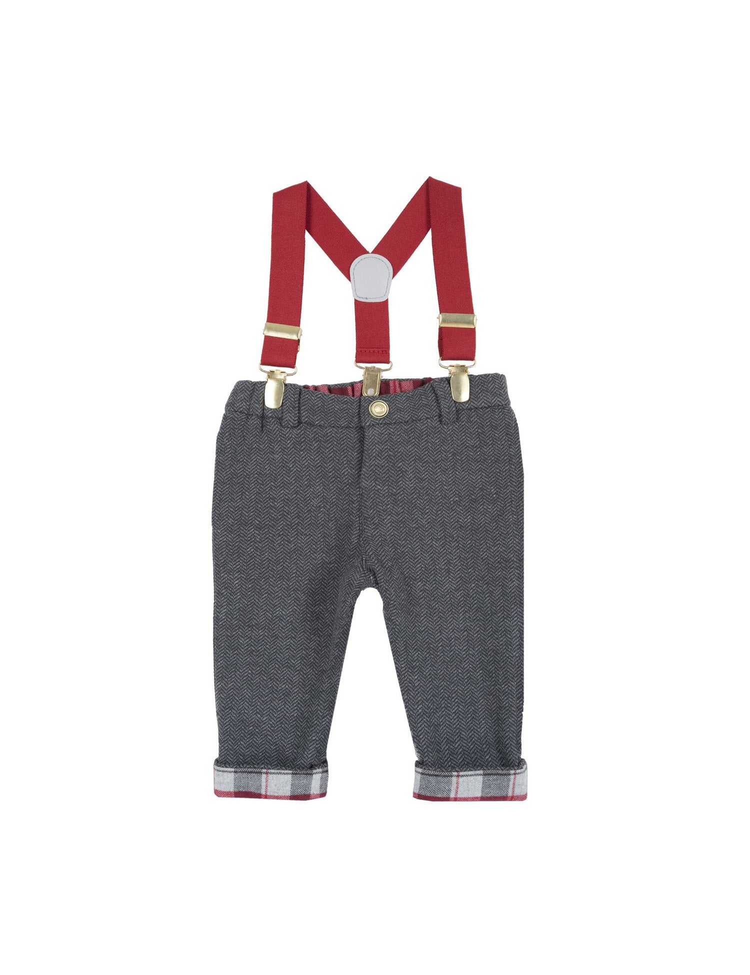 Pantaloni Grigio Chicco