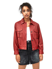 Giacche Rosso Pepe Jeans